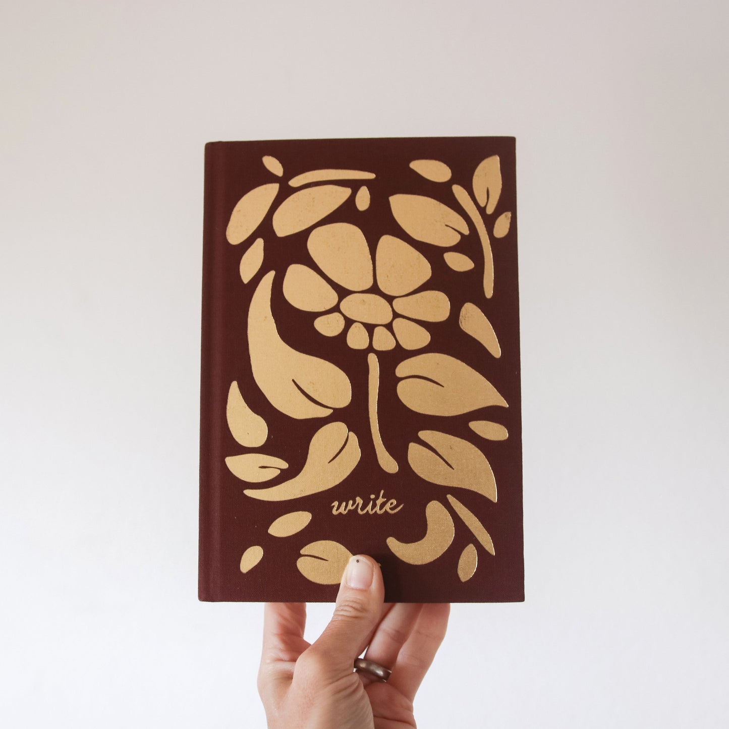 Linen Floral Journal