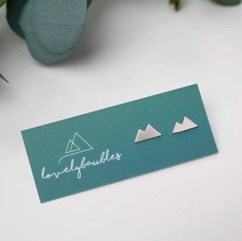 Mountain Stud Earrings