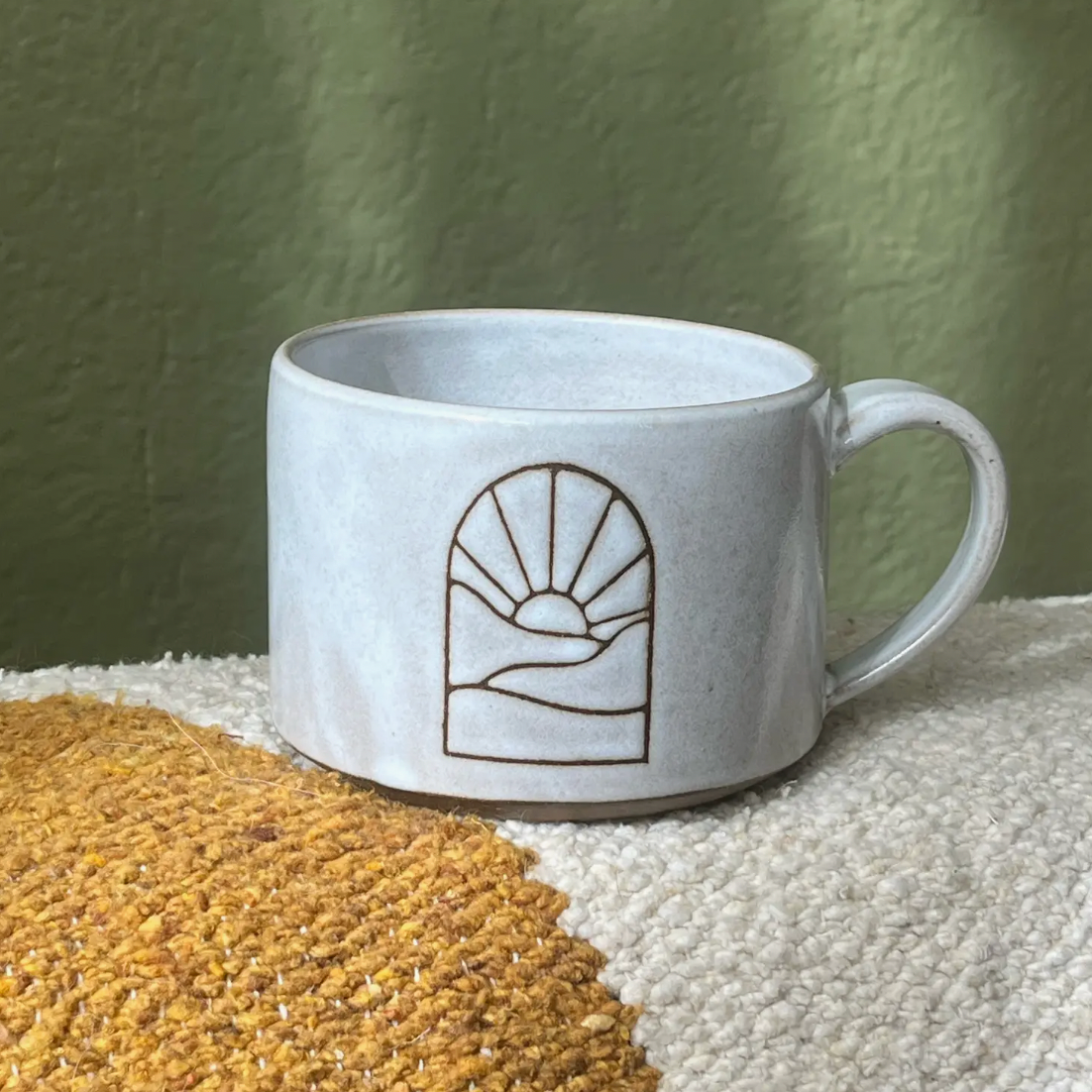 Mountain Sunrise Mug - Stoneware