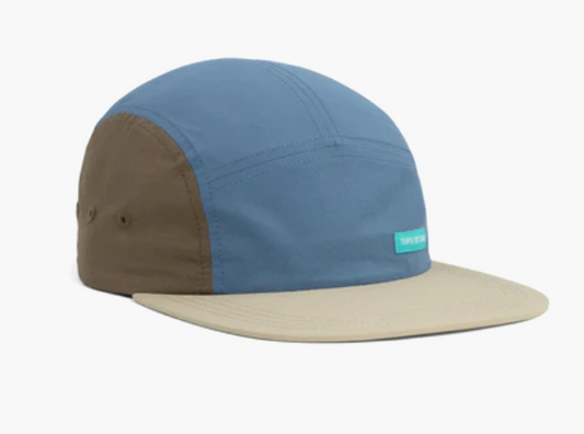 Nylon Camp Hat-Blue Block