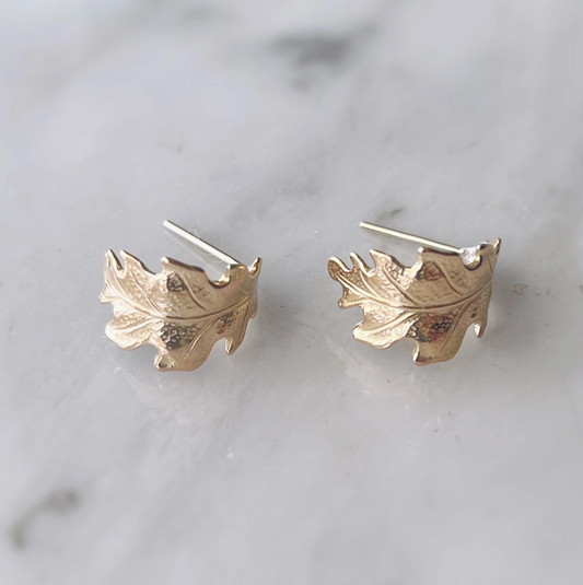 Oak Leaf Earrings
