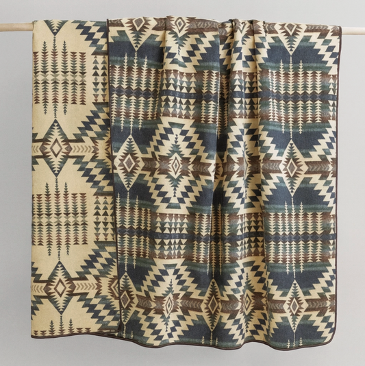 Alpaca Wool Blanket - Forest (Queen-sized)