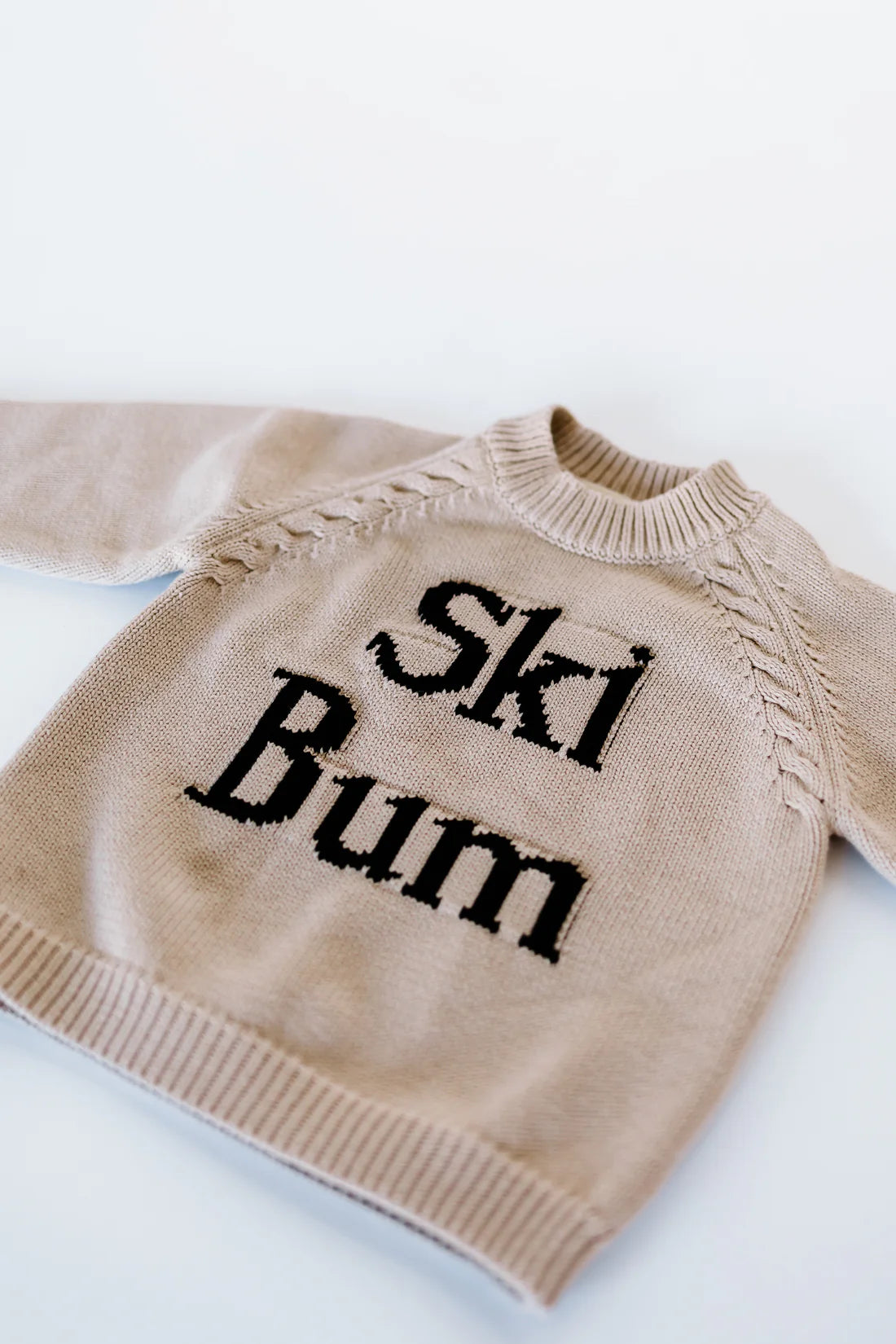 Oatmeal Ski Bum Kids Sweater