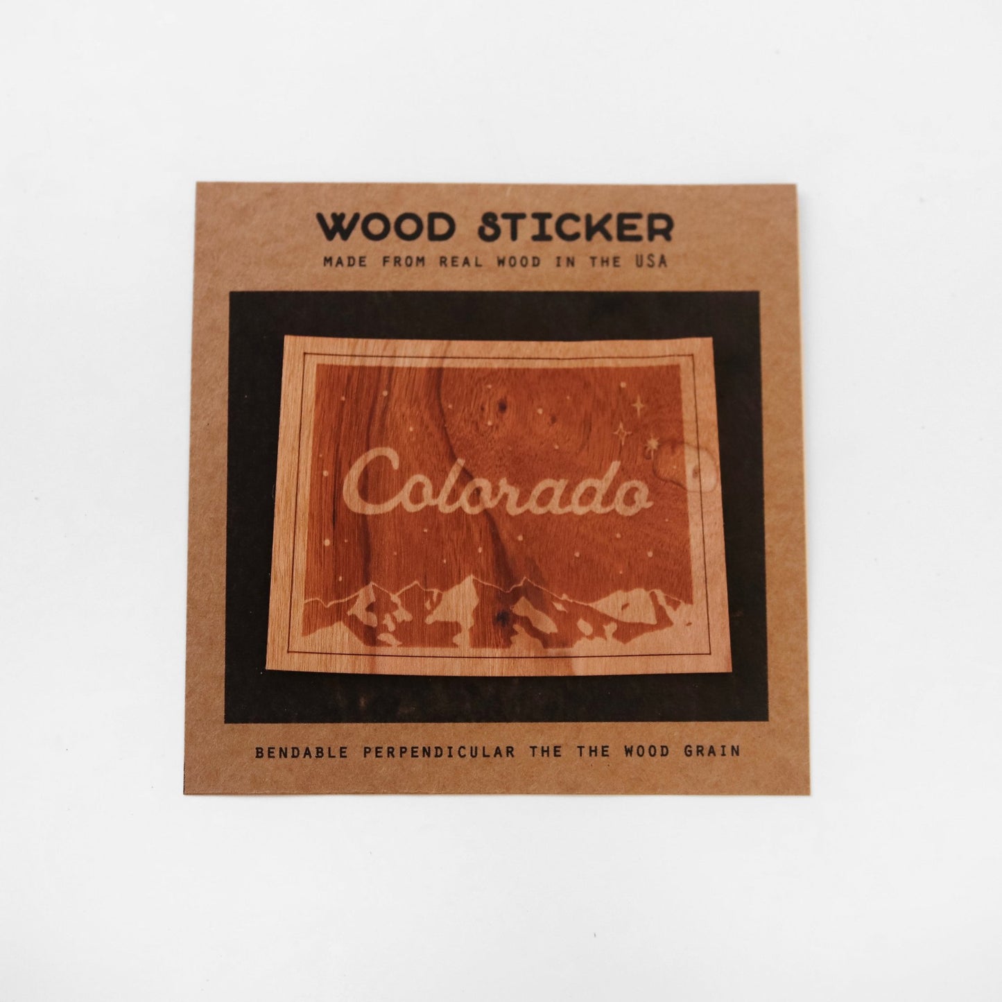 Colorado Wood Sticker