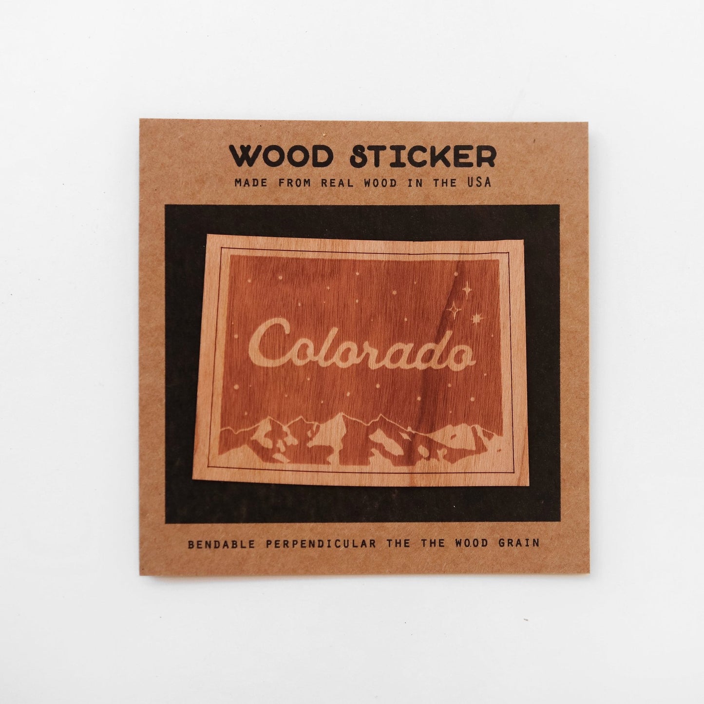 Colorado Wood Sticker