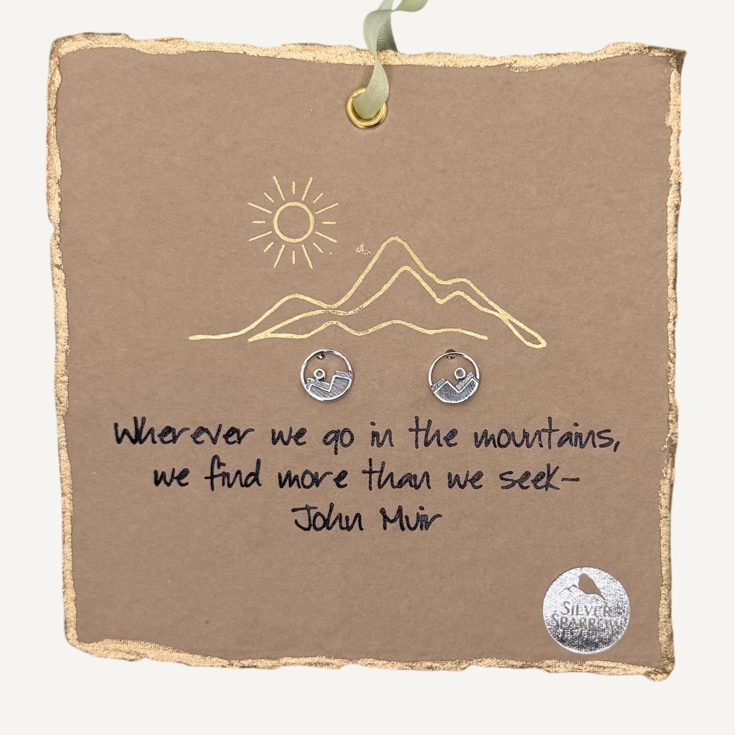 Mountain Circle Earrings