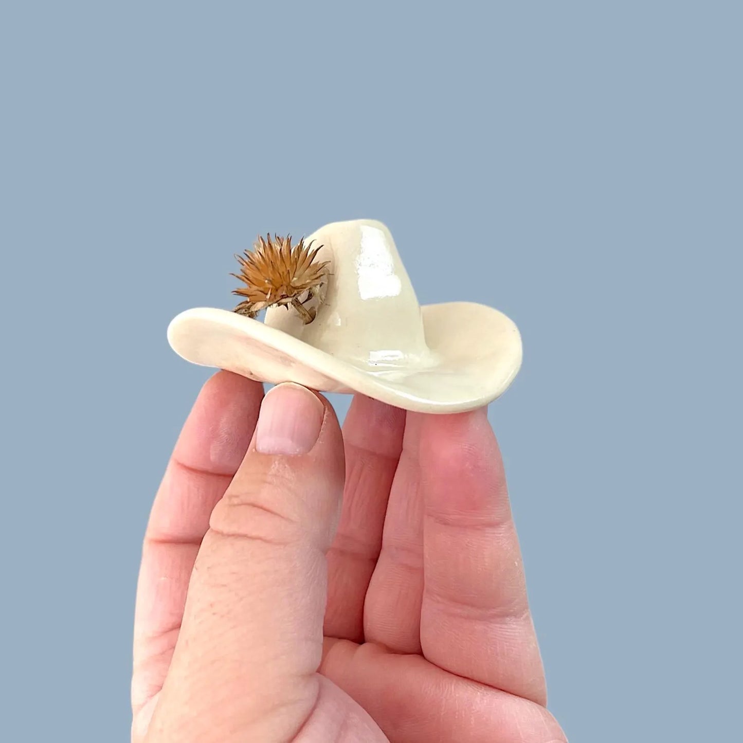 Ceramic Cowboy Hat