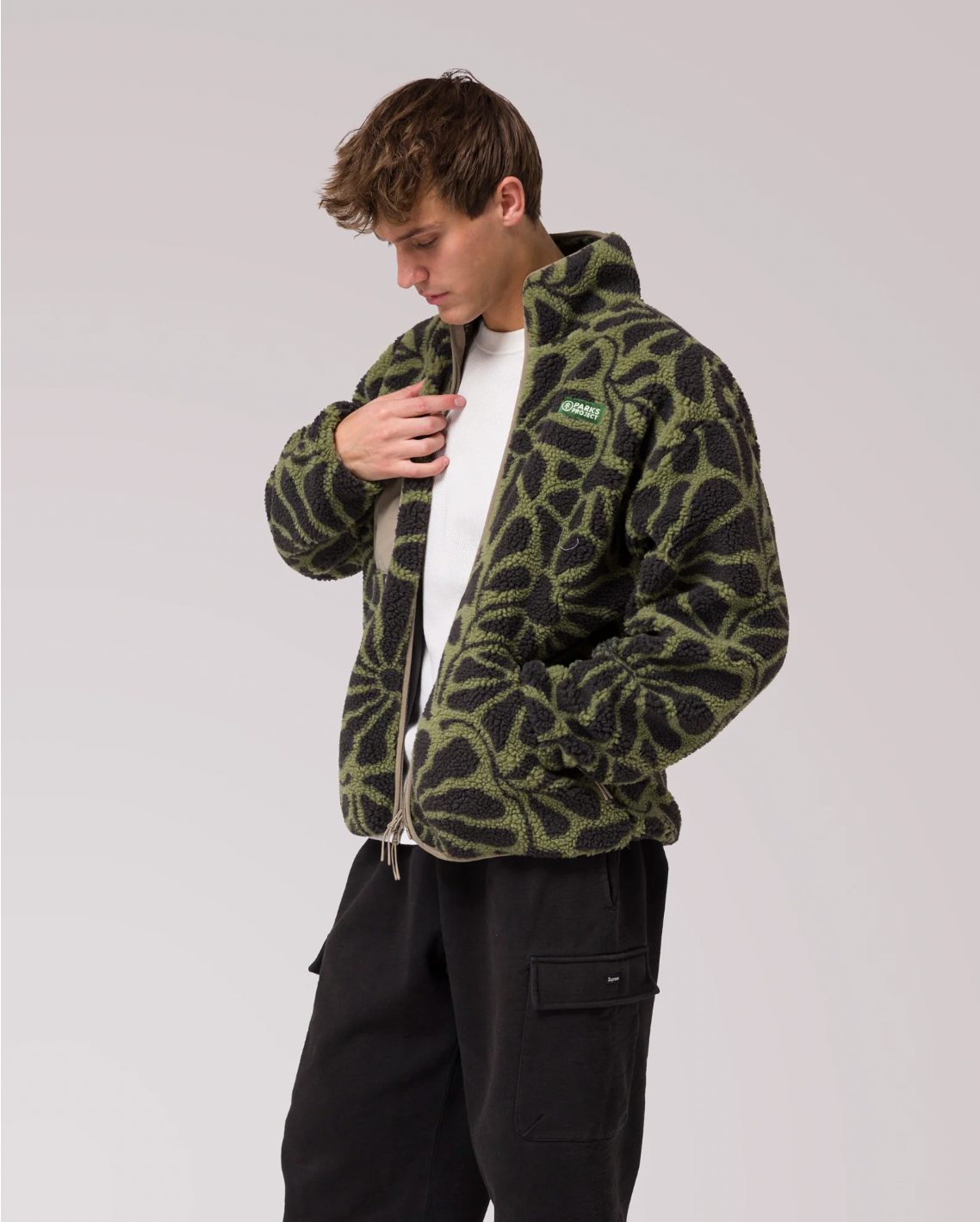 Wildflowers Full Zip High Pile Fleece