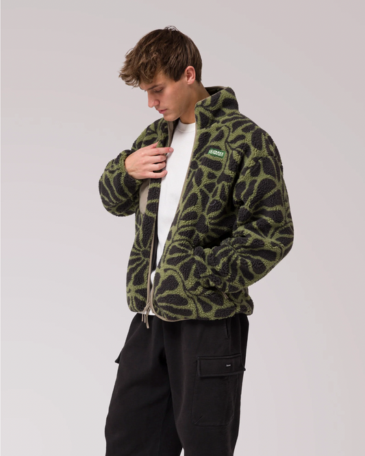 Wildflowers Full Zip High Pile Fleece