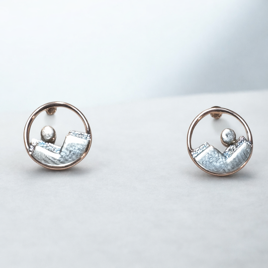 Mountain Circle Earrings