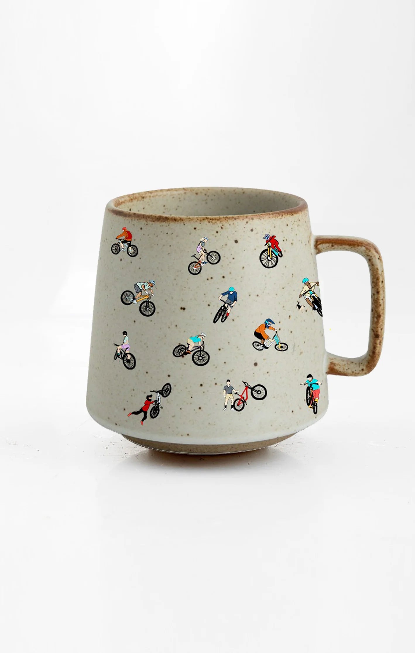 Mountain Biker Stoneware Mug