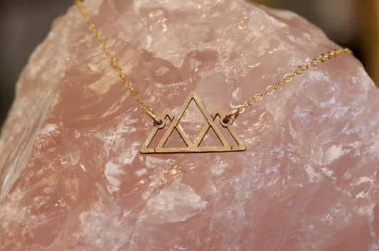 Gold Mountains Necklace