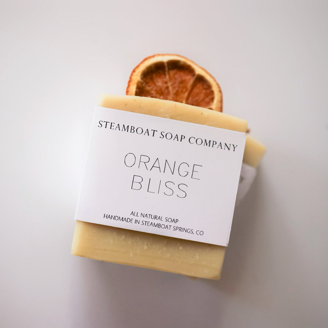 Orange handmade soap