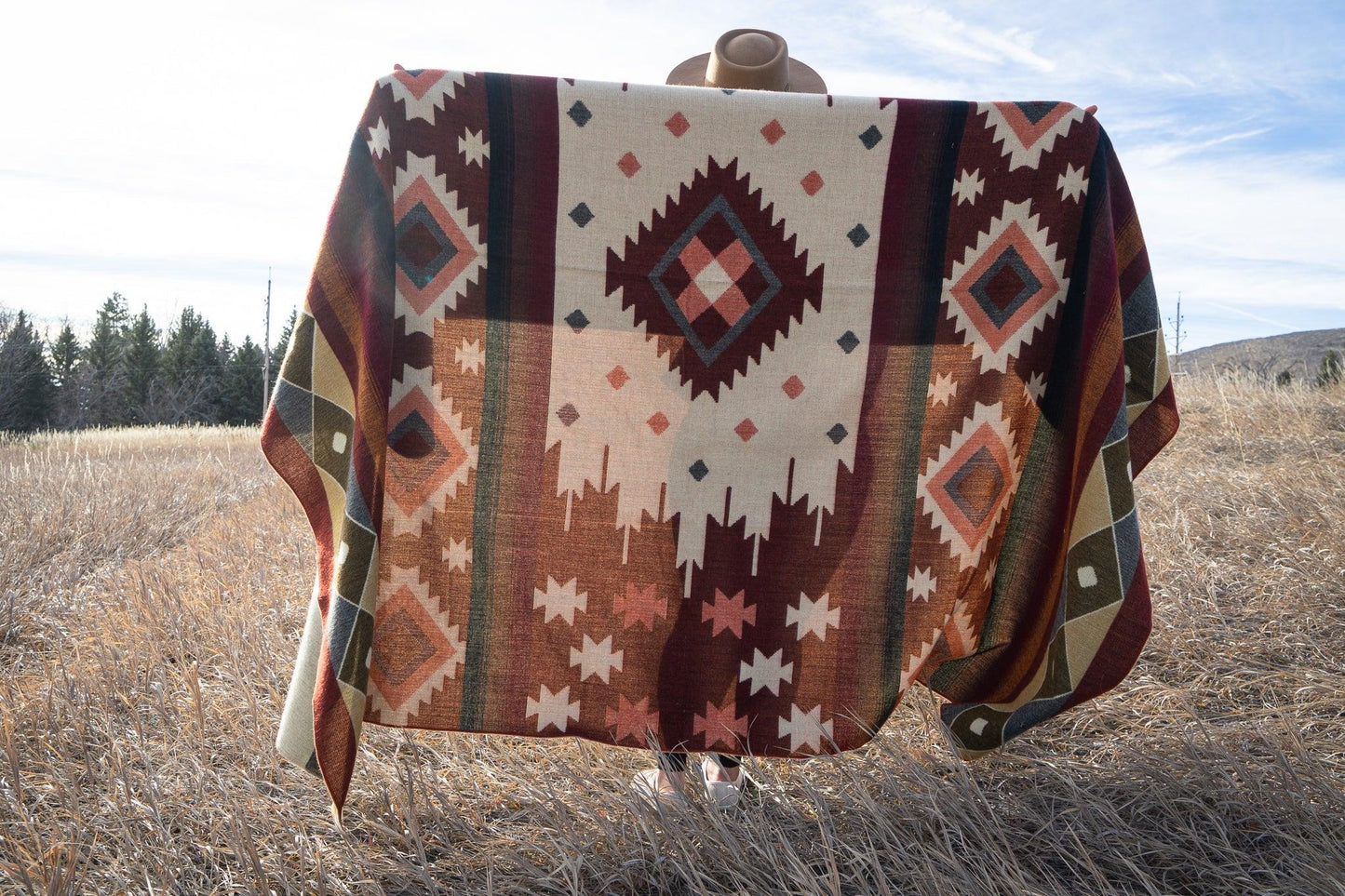 Alpaca Wool Blanket - Western