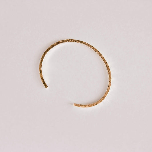 hammered brass cuff bracelet