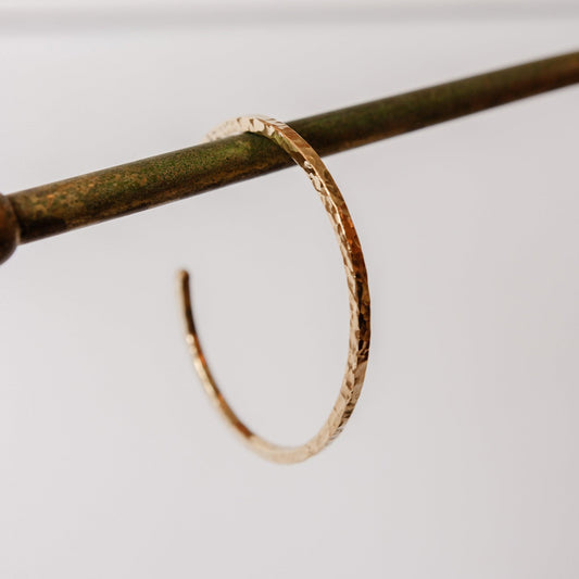 hammered brass cuff bracelet
