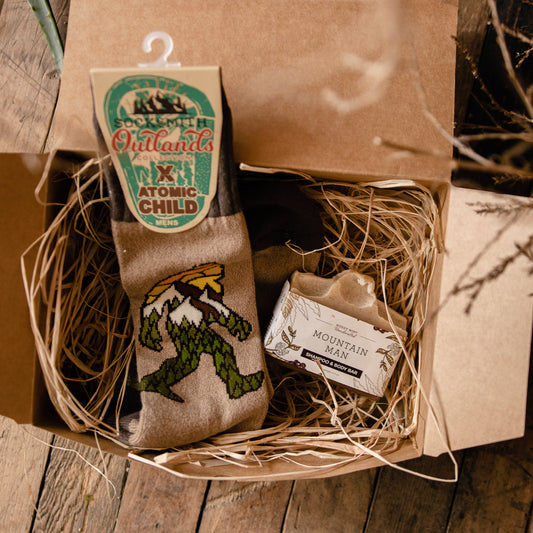 Father's Day Mountain Man Gift Box