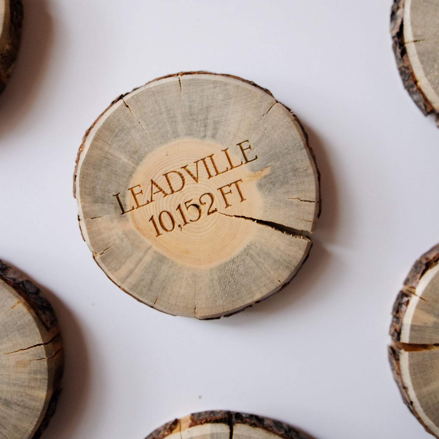 Wooden Coasters - Leadville 10,152ft