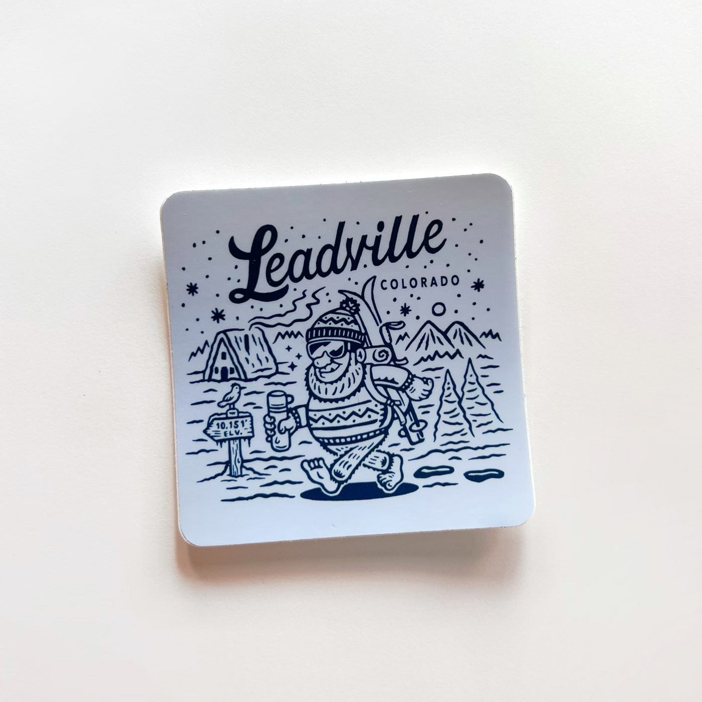 Leadville winter sticker