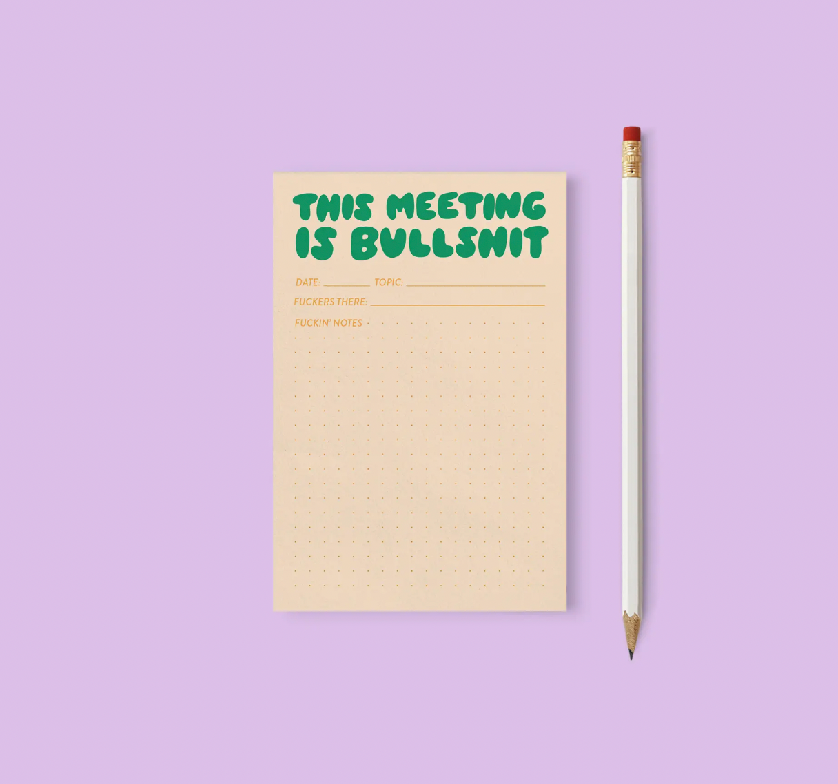 This Meeting Is Bullshit Notepad