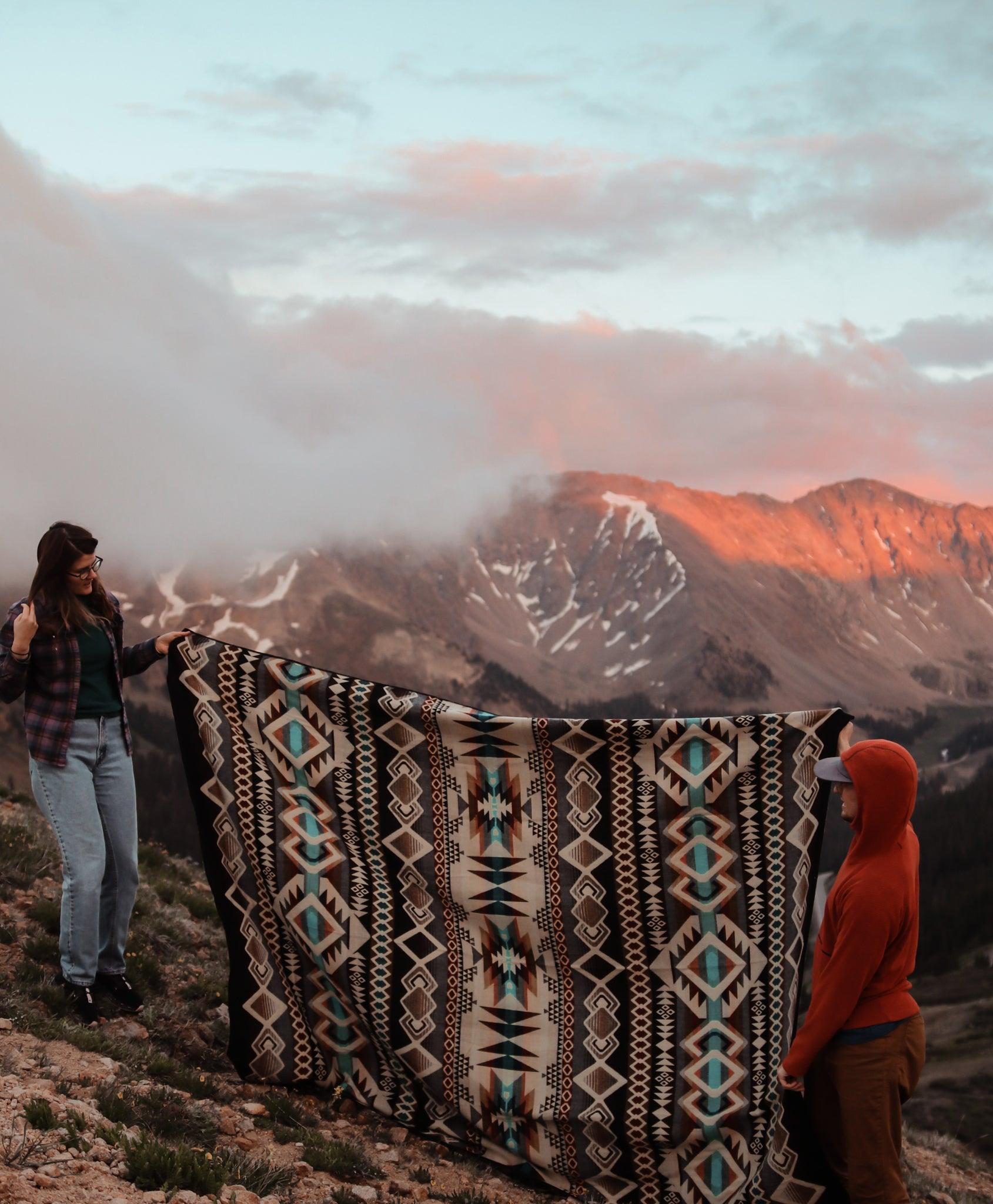 Alpaca “Blue Sky” top Blanket