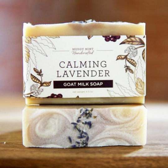 calming lavender soap