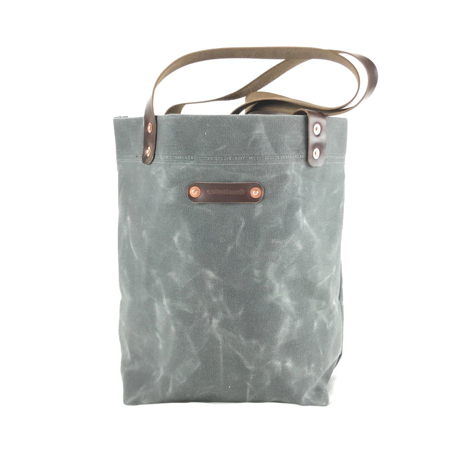 canvas tote charcoal