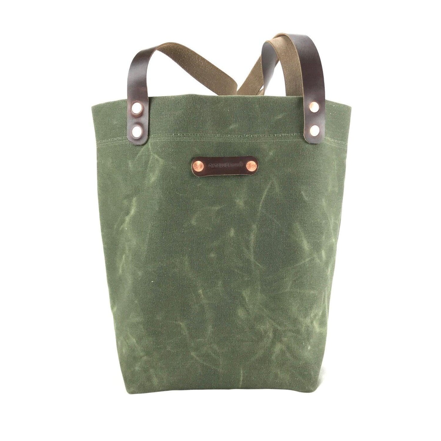 canvas tote olive