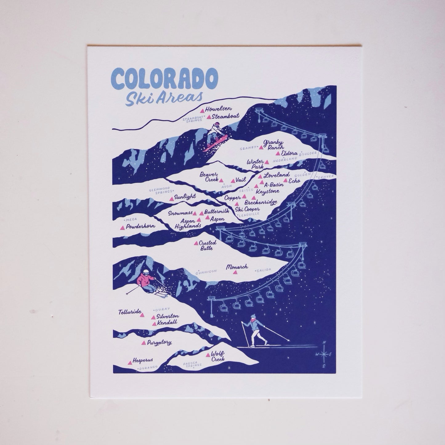 Colorado Ski Resort Map