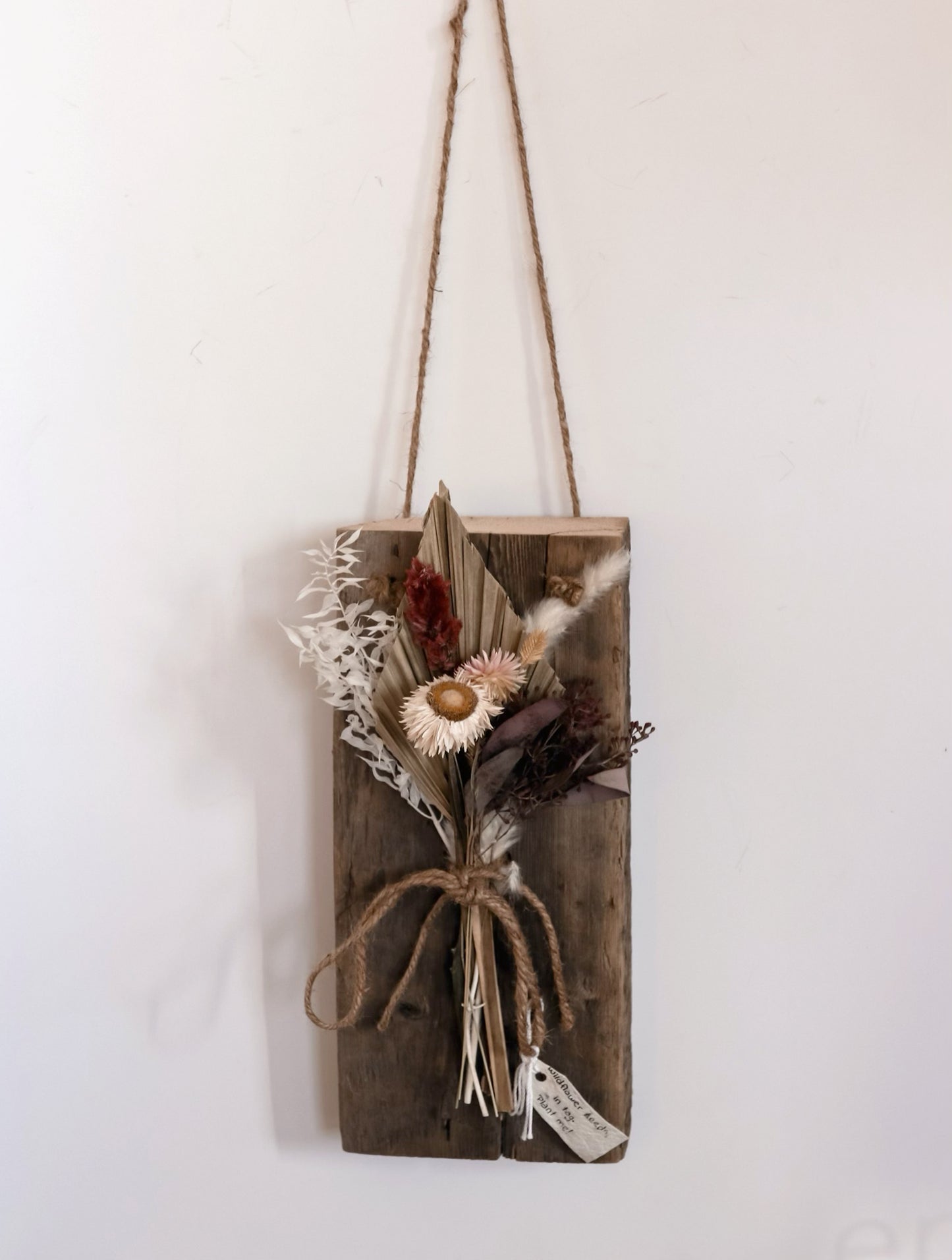 Wallflower - Wall Hanging Dried Floral Bouquet