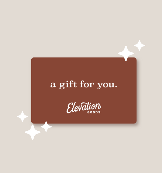 a gift for you gift card to elevation goods in Leadville, Colorado