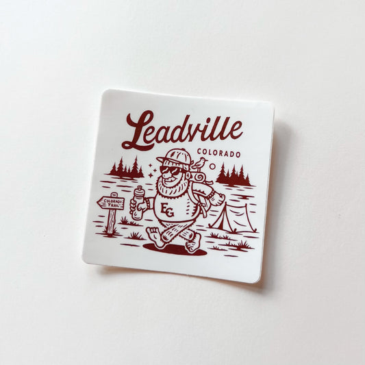 Yeti Hiking leadville sticker