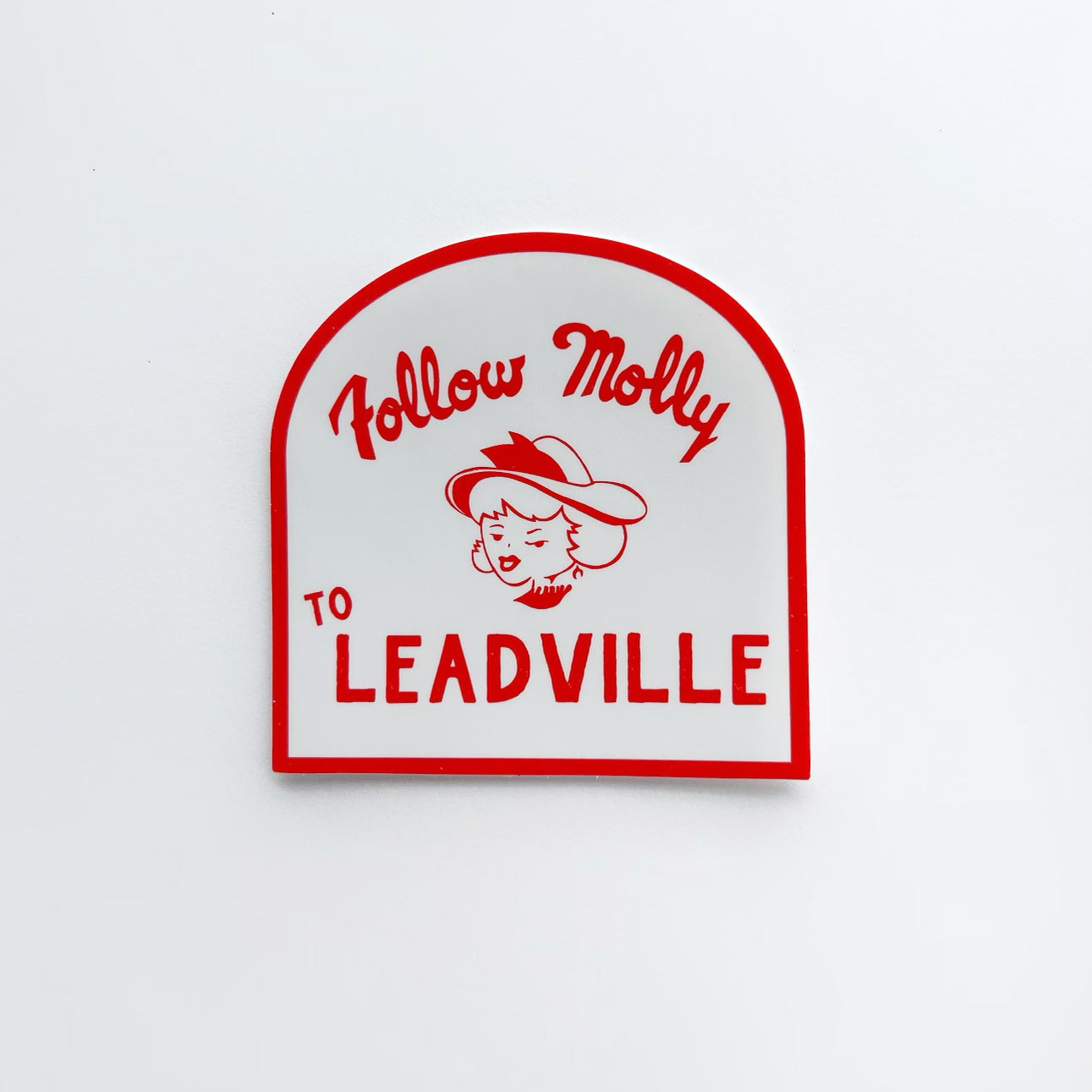 \molly leadville retro sticker