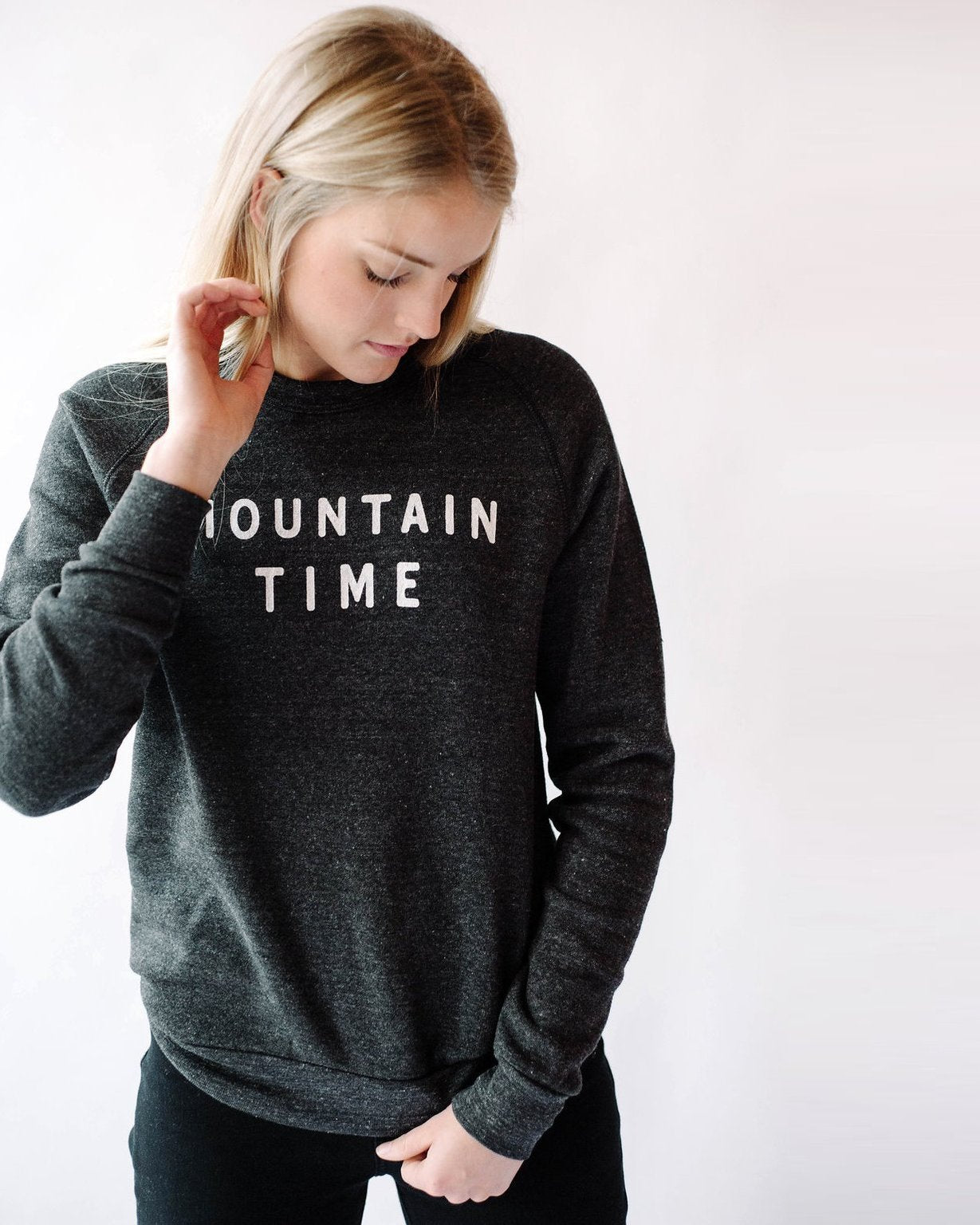 mountain time sweatshirt