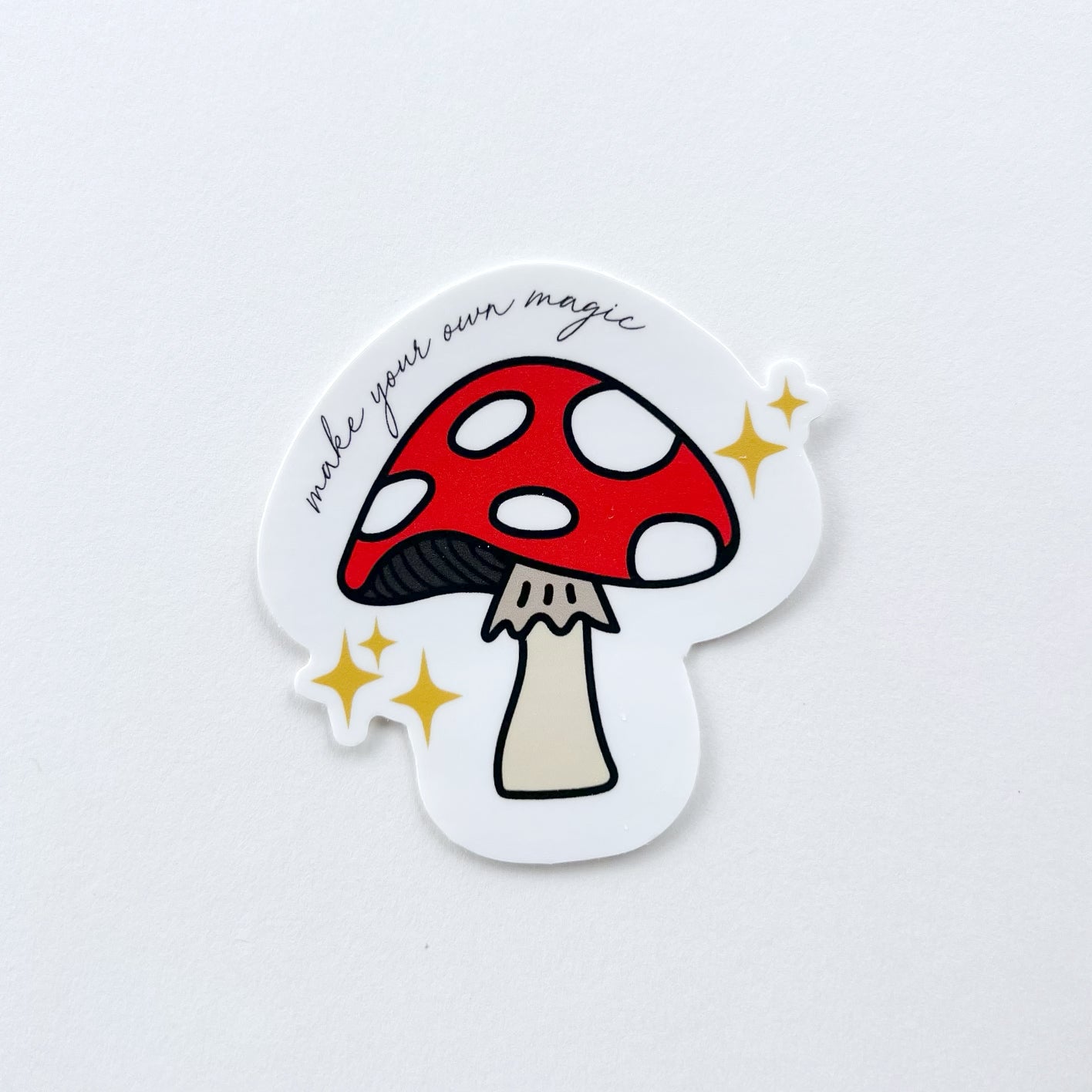 Mushroom Sticker - make your own magic