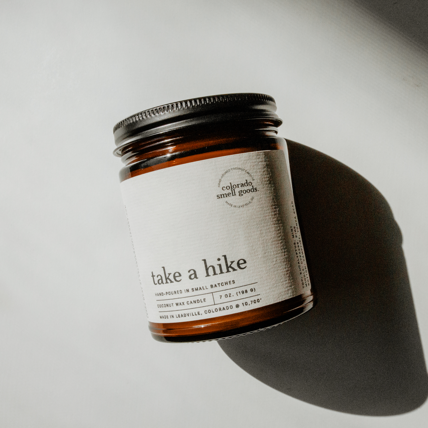 take a hike candle - birch eucalyptus and pine coconut wax candle