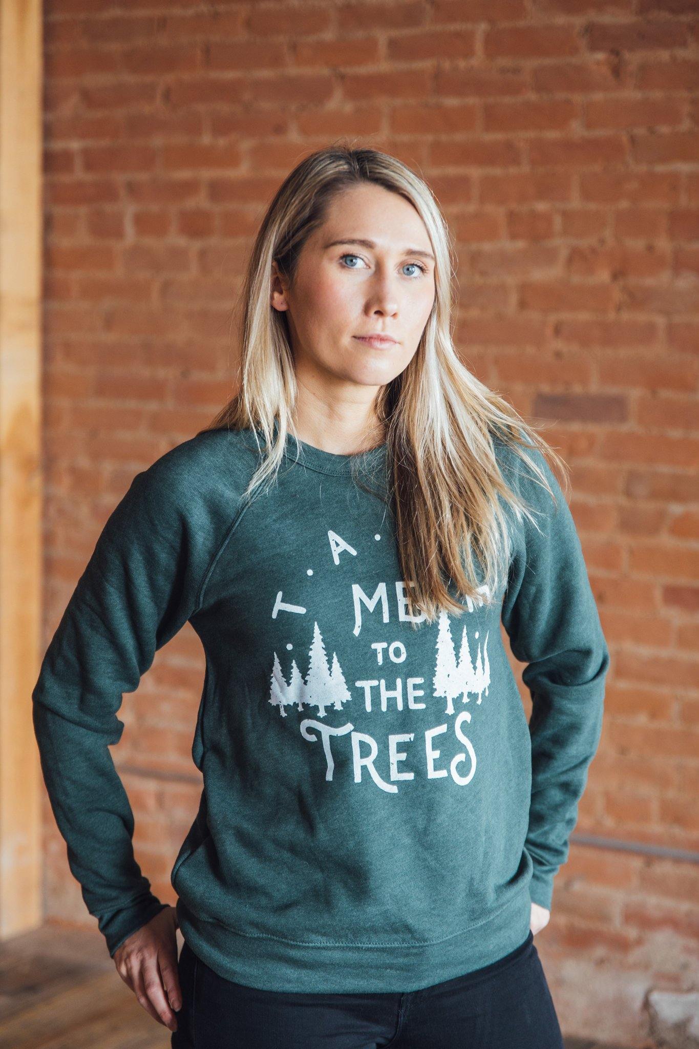 trees sweatshirt