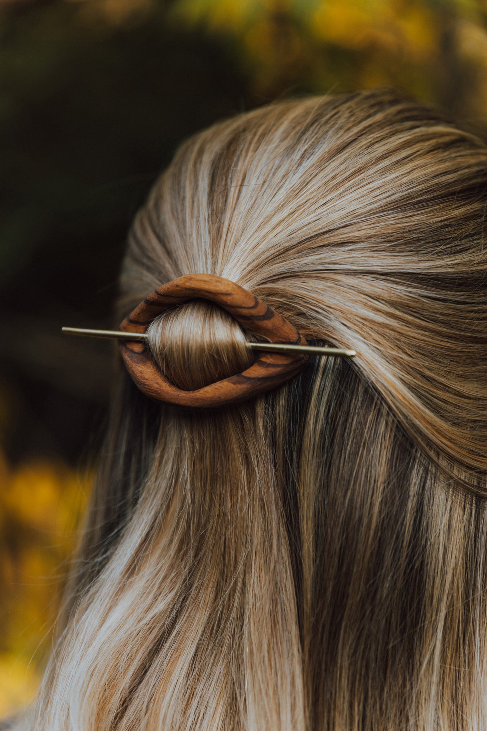 Wood Hair Pin